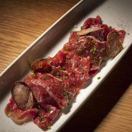 Carpaccio de picaña (Matto)