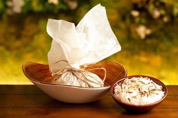 Papillote de setas
